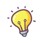 light bulb yellow glowing cartoon illustration idea symbol free vector light bulb yellow glowing cartoon illustration idea symbol free vector